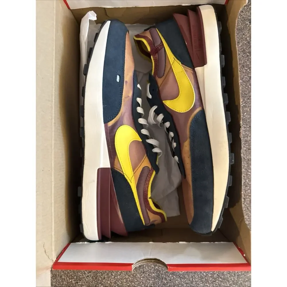 Size 13 Nike Waffle One SE Running Shoes Dark Beetroot DD8014-600